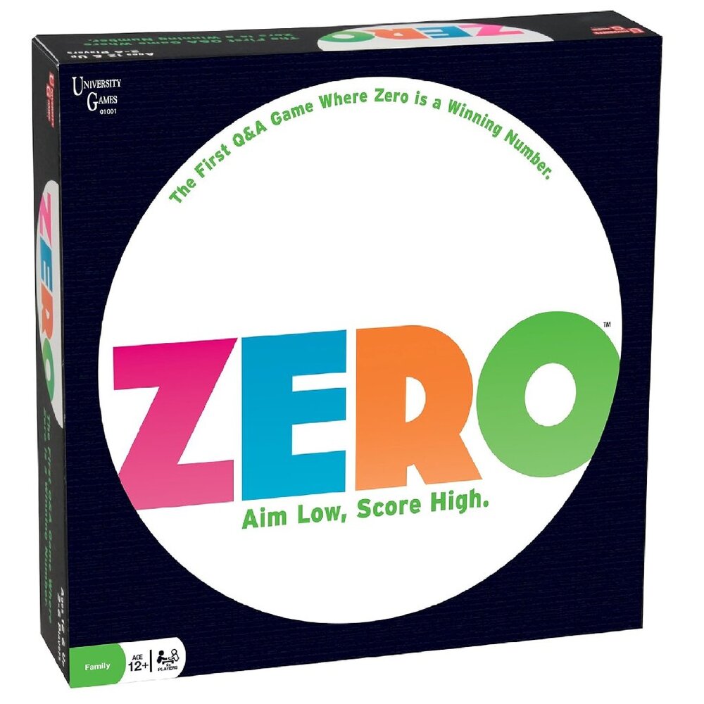 Zero Game Q&A Game By University Games NEW SEALED